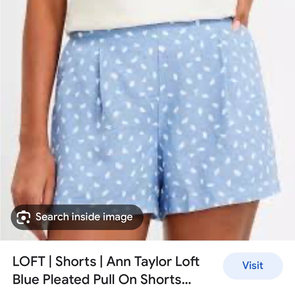 LOFT pull on shorts XS